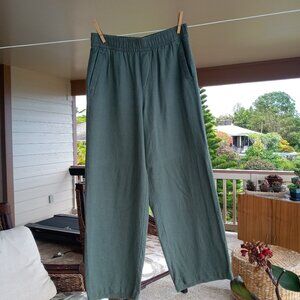 Linen Wide Leg Pants